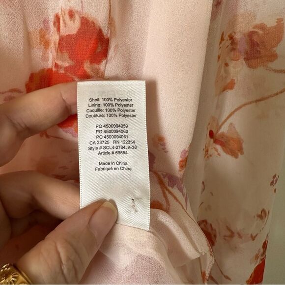Wilfred Aritzia Nadine Floral Wrap Top Size XXS - Picture 11 of 11